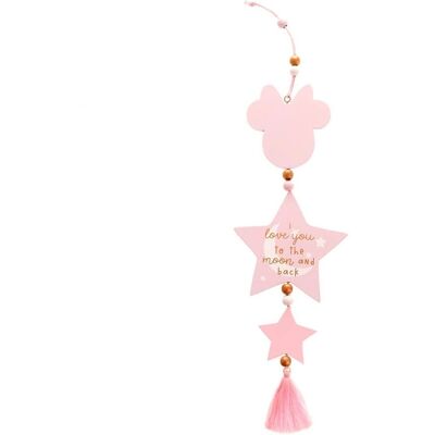 Disney Minnie Mouse Nursery Hanging Ornament - Pink & Gold Disney Minnie Mouse Nursery Hanging Ornament - Pink & Gold
