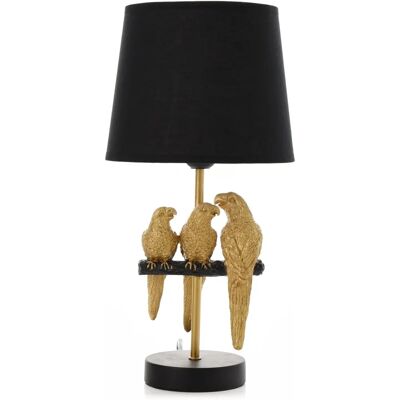 WIDDOP and Co. Widdop Hestia Modern Home Gold Table Desk Parrot Lamp with Black Shade WIDDOP and Co. Widdop Hestia Modern Home Gold Table Desk Parrot Lamp with Black Shade