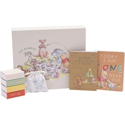 Widdop Disney Winnie the Pooh Keepsake Box with Milestone Cards - Keepsake Box Widdop Disney Winnie the Pooh Keepsake Box with Milestone Cards - Keepsake Box