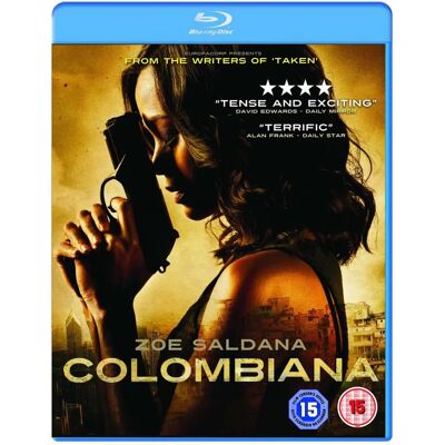 Colombiana Zoe Saldana Blu-ray Region 2 - DVD Colombiana Zoe Saldana Blu-ray Region 2 - DVD