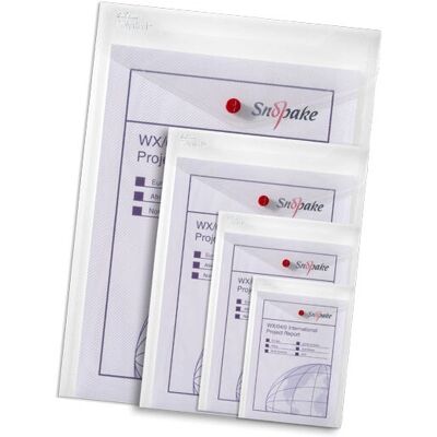 Snopake P A4 Clear Polypropylene File Wallet - File Wallet Snopake P A4 Clear Polypropylene File Wallet - File Wallet