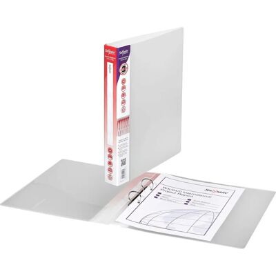 Snopake Executive Ring Binder 25mm A4 Klar - Ringbuch Snopake Executive Ring Binder 25mm A4 Klar - Ringbuch