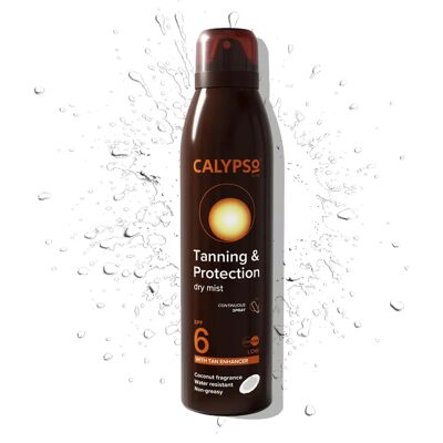 Calypso Sun Protection Tanning & Protection Dry Mist Spray SPF 6 - Sunscreen Spray Calypso Sun Protection Tanning & Protection Dry Mist Spray SPF 6 - Sunscreen Spray