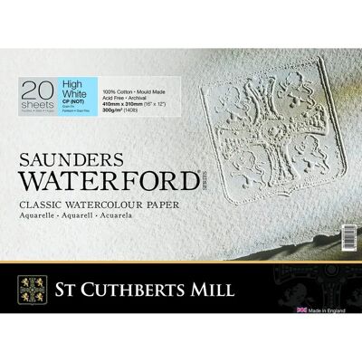 Saunders Waterford - St Cuthberts Mill - 410x310 - Papier aquarelle - Publicité Saunders Waterford - St Cuthberts Mill - 410x310 - Papier aquarelle - Publicité