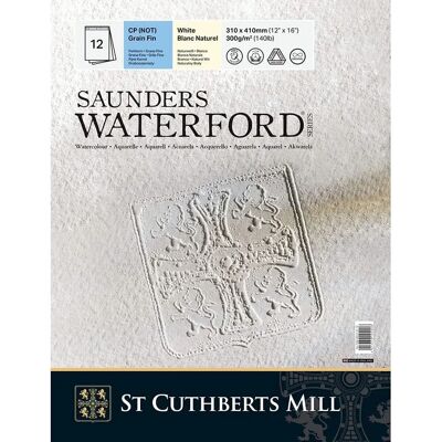 Saunders Waterford 12-ark Akvarellpapper - Akvarellpapper Saunders Waterford 12-ark Akvarellpapper - Akvarellpapper