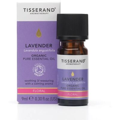 Tisserand Tisserand Aromatherapy Organic Essential Oil 9ml Lavender - Essential Oil Tisserand Tisserand Aromatherapy Organic Essential Oil 9ml Lavender - Essential Oil