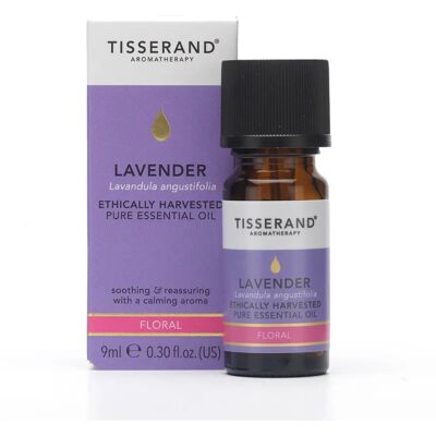 Tisserand Lavender Essential Oil - Ethically Harvested 9ml Tisserand Lavender Essential Oil - Ethically Harvested 9ml