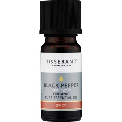 Tisserand Bio Schwarzer Pfeffer Ätherisches Öl - 9ml - Ätherische Öle Tisserand Bio Schwarzer Pfeffer Ätherisches Öl - 9ml - Ätherische Öle