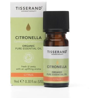 Tisserand Organic Citronella Essential Oil - 9ml - Essential Oil Tisserand Organic Citronella Essential Oil - 9ml - Essential Oil