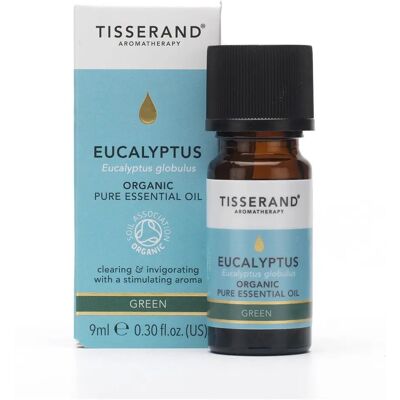 Tisserand Aromatherapy Organic Eucalyptus Essential Oil - 9ml Tisserand Aromatherapy Organic Eucalyptus Essential Oil - 9ml