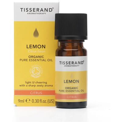 Tisserand Aromatherapy Lemon Organic Essential Oil - 9ml Tisserand Aromatherapy Lemon Organic Essential Oil - 9ml