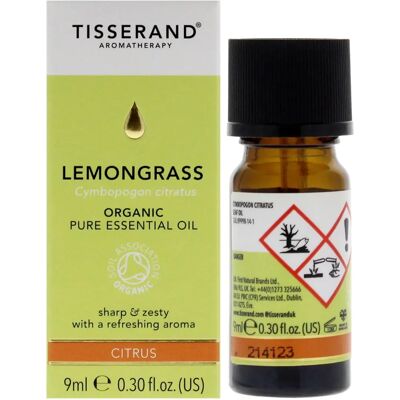 Tisserand Tisserand Aromatherapy Lemongrass Organic Essential Oil 9ml - Essential Oil Tisserand Tisserand Aromatherapy Lemongrass Organic Essential Oil 9ml - Essential Oil