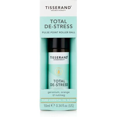 Tisserand Aromatherapy Total De-Stress Pulse Point Roller Ball - 10 ml Tisserand Aromatherapy Total De-Stress Pulse Point Roller Ball - 10 ml