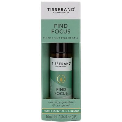Tisserand Aromatherapy Find Focus Essential Oil Rollerball - Pulse Point 10ml Tisserand Aromatherapy Find Focus Essential Oil Rollerball - Pulse Point 10ml