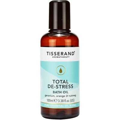 Tisserand Total De-stress Bath Oil 100ml Tisserand Total De-stress Bath Oil 100ml