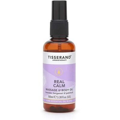 Tisserand Aromatherapy Real Calm Massage & Body Oil - 100ml Tisserand Aromatherapy Real Calm Massage & Body Oil - 100ml