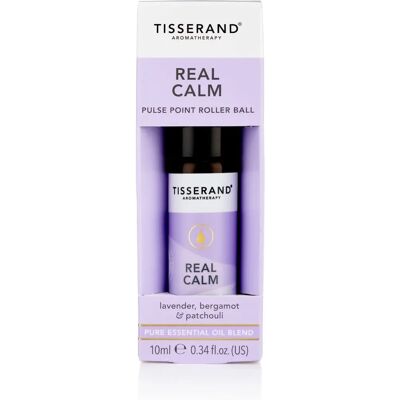 Tisserand Aromatherapy Real Calm Pulse Point Roller Ball - Pulse Point Roller Ball Tisserand Aromatherapy Real Calm Pulse Point Roller Ball - Pulse Point Roller Ball