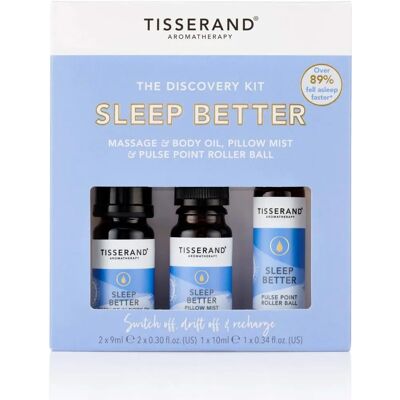 Tisserand Aromatherapy Sleep Better Discovery Kit - Essential Oils Set for Sleep Tisserand Aromatherapy Sleep Better Discovery Kit - Essential Oils Set for Sleep
