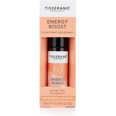 Tisserand Aromatherapy Energy Boost Pulse Point Roller Ball - Revitalises and energises with natural citrus oils Tisserand Aromatherapy Energy Boost Pulse Point Roller Ball - Revitalises and energises with natural citrus oils