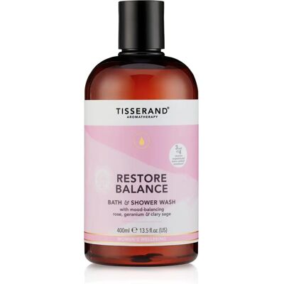 Tisserand Aromatherapy Restore Balance Bath & Shower Wash - Menopause Support Tisserand Aromatherapy Restore Balance Bath & Shower Wash - Menopause Support