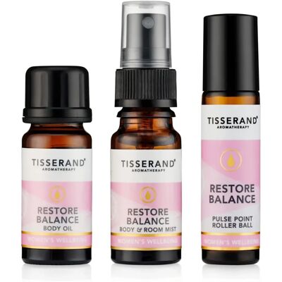 Tisserand Aromatherapy Restore Balance Body Oil Kit - Mood Support Tisserand Aromatherapy Restore Balance Body Oil Kit - Mood Support