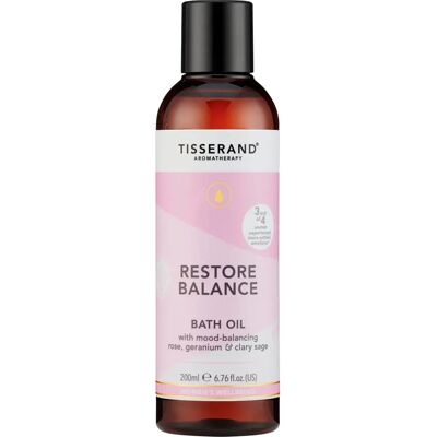 Tisserand Tisserand Aromatherapy Restore Balance Bath Oil - 200ml Tisserand Tisserand Aromatherapy Restore Balance Bath Oil - 200ml