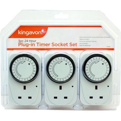 Kingavon Bb-Ts210 24 Hour Timer Socket Set - Timer Socket Set Kingavon Bb-Ts210 24 Hour Timer Socket Set - Timer Socket Set