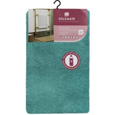 JVL - Solemate Eco-Bath Mat - 50x80cm - Teal - Bath Mat JVL - Solemate Eco-Bath Mat - 50x80cm - Teal - Bath Mat