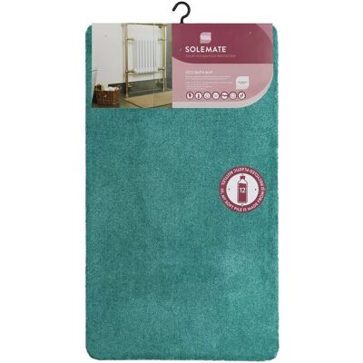JVL - Solemate Eco-Bath Mat - Teal - 60x100cm - Bath Mat JVL - Solemate Eco-Bath Mat - Teal - 60x100cm - Bath Mat