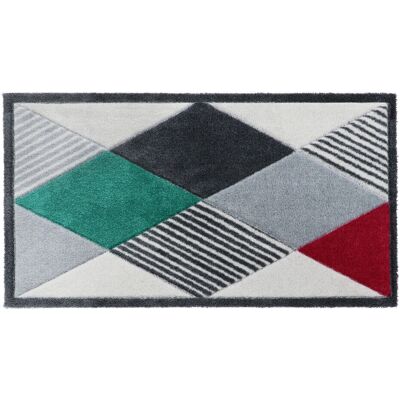 JVL SOLEMATE Hand Carved Gem Doormat 57x100cm - Doormat JVL SOLEMATE Hand Carved Gem Doormat 57x100cm - Doormat
