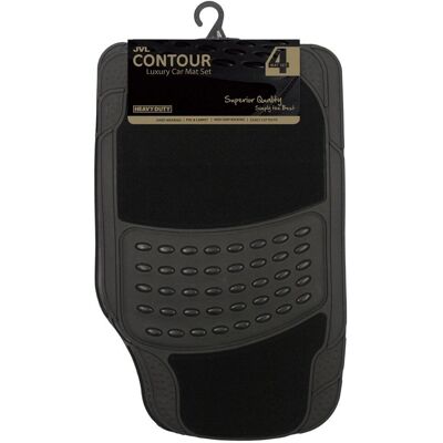 JVL Model 01-600 Car Mats - Rubber & Needle Felt - Luxury JVL Model 01-600 Car Mats - Rubber & Needle Felt - Luxury