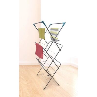 JVL 3-Tier Folding Clothes Airer - Clothes Dryer JVL 3-Tier Folding Clothes Airer - Clothes Dryer