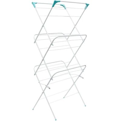 JVL 3-Tier Folding Clothes Airer - Clothes Dryer JVL 3-Tier Folding Clothes Airer - Clothes Dryer