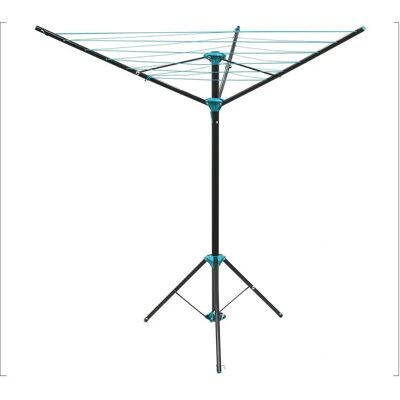 Jvl - 3 Arm Rotary Airer - 16m - Steel - Clothes Airer Jvl - 3 Arm Rotary Airer - 16m - Steel - Clothes Airer