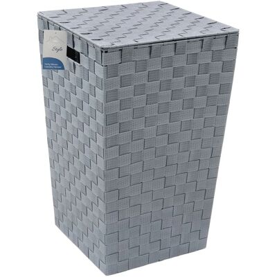 JVL Vichy Square Nylon Laundry Hamper - Laundry Hamper JVL Vichy Square Nylon Laundry Hamper - Laundry Hamper