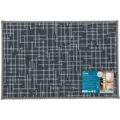 JVL Savio Doormat - 40x60cm - Grey JVL Savio Doormat - 40x60cm - Grey