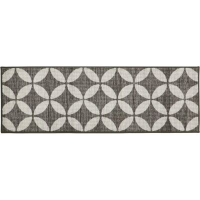 JVL Fiora Machine Washable Doormat 50 x 150 cm Pewter beige - Doormat JVL Fiora Machine Washable Doormat 50 x 150 cm Pewter beige - Doormat