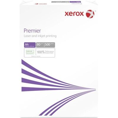 Papier Xerox Premier A4 80gsm Biały - Dwustronny - 2500 Arkuszy Papier Xerox Premier A4 80gsm Biały - Dwustronny - 2500 Arkuszy