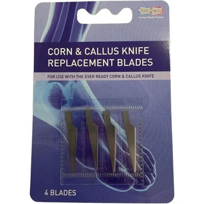 Ever Ready Corn & Callous Knife Replacement Blades - Set of 4 Ever Ready Corn & Callous Knife Replacement Blades - Set of 4
