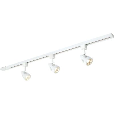 Saxby Bullett - 3 Light Track Light Kit - White Saxby Bullett - 3 Light Track Light Kit - White