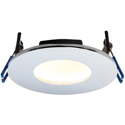 Saxby Orbitalplus - Fire Rated LED Bathroom Recessed Light Chrome - IP65 Saxby Orbitalplus - Fire Rated LED Bathroom Recessed Light Chrome - IP65