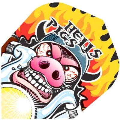 Ailes de fléchette Harrows Hells Pig - Accessoires de fléchettes - Publicité Ailes de fléchette Harrows Hells Pig - Accessoires de fléchettes - Publicité
