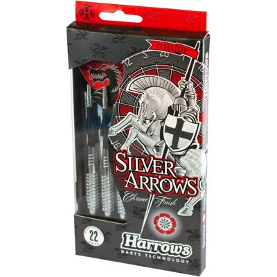 Harrows Silver Arrows Ringed Messing Stahlspitze Dart - Dart Harrows Silver Arrows Ringed Messing Stahlspitze Dart - Dart