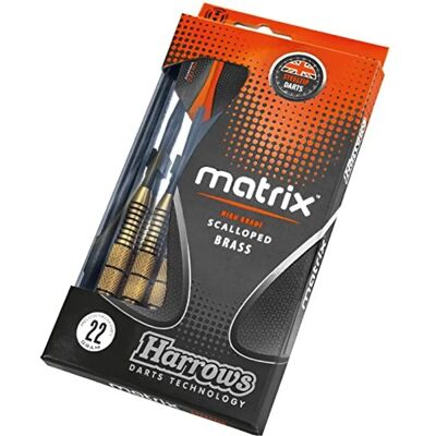 Harrows Darts Matrix Stahlspitze - Erwachsen, Messing, 20 g Harrows Darts Matrix Stahlspitze - Erwachsen, Messing, 20 g