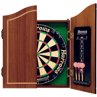 Harrows Pro's Choice Dartboard - Set completo di freccette Harrows Pro's Choice Dartboard - Set completo di freccette