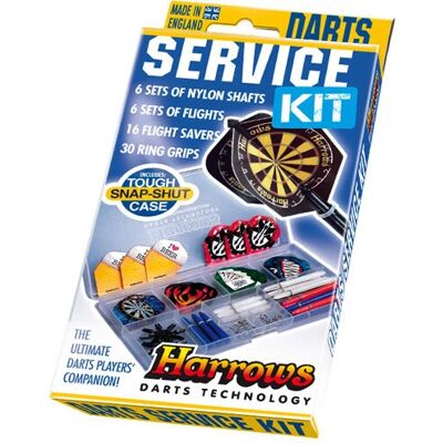 Harrows Darts Service Kit - Dart-Zubehör, 59 Stück Harrows Darts Service Kit - Dart-Zubehör, 59 Stück