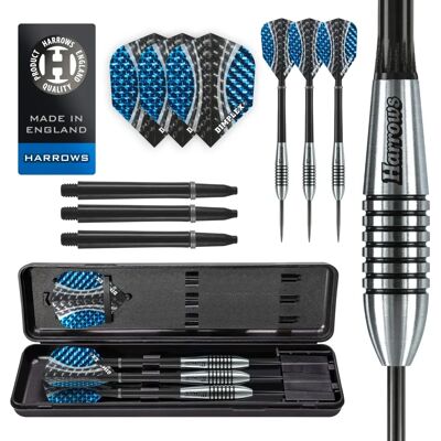 Harrows Bomber 21g Stalen Punt Darts - Zilver Harrows Bomber 21g Stalen Punt Darts - Zilver