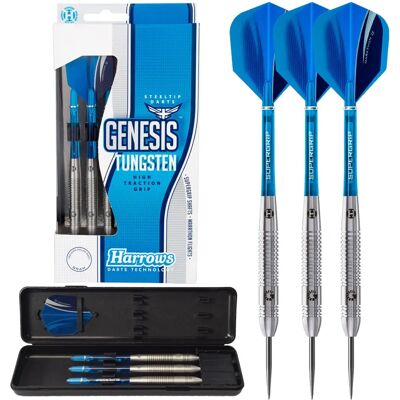 Harrows Genesis Wolfram Stahlspitzen Darts - Mehrere Gewichte & Stil Harrows Genesis Wolfram Stahlspitzen Darts - Mehrere Gewichte & Stil