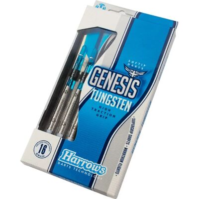 Darts Harrows Genesis Tungsten - Bleu - 18g - Publicité Darts Harrows Genesis Tungsten - Bleu - 18g - Publicité