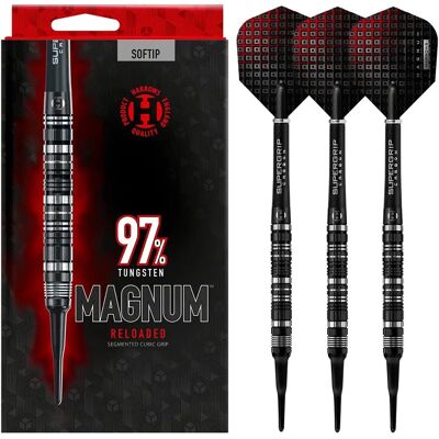 Harrows Magnum Reloaded 97% Wolfram Soft Tip Darts Harrows Magnum Reloaded 97% Wolfram Soft Tip Darts